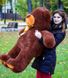 Плюшевий великий ведмідь Ветлі, висота 130 см, шоколад