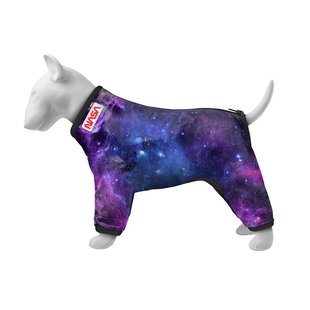 Дощовик для собак WAUDOG Clothes малюнок "NASA21", XS30, В 43-45 см, С 27-30 см