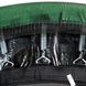 Батут Atleto 252 см з внутрішньою сіткою зелений + драбинка