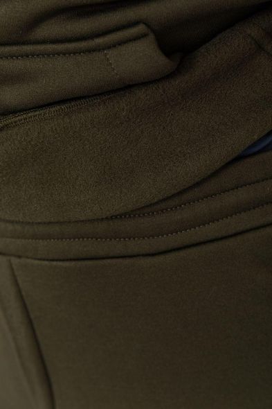 Спорт костюм чоловічий на флісі трьохнитка, колір хакі, 102R359