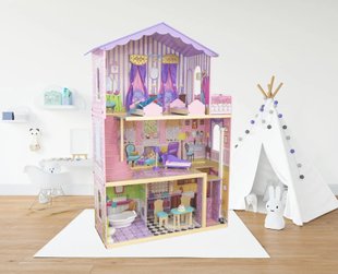 Большой домик для кукол Барби Вилла Магнолия с лифтом