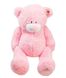 Плюшевый большой медведь Потап, высота 90 см, розовый