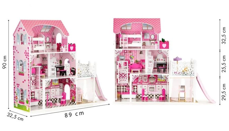 Большой домик для кукол Барби Вилла Валенсия