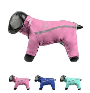 Дощовик COLLAR для собак, XS 22 (чихуахуа, той-тер'єр, міні йоркширський тер'єр), рожевий