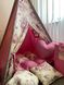 Вигвам детский розовый с розами, комплект с подушками, ковриком, корзиной, 120*120