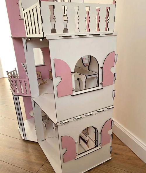 Домик для Барби с мебелью