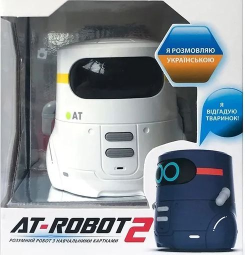 Розумний робот AT-Robot з сенсорним управлінням та навчальними картками, укр. мова (AT002-01-UKR)