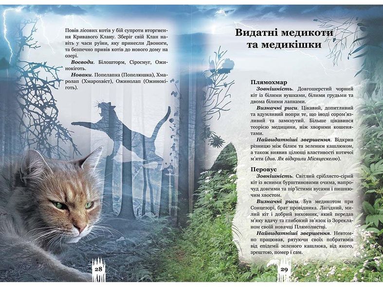 Книга Тайны кланов. Коты воины (на украинском языке)