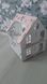 Дерев'яний ляльковий двоповерховий збірний будиночок "Зефірка" двосторонній з комплектом меблів, з дахом і з вікнами