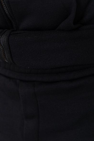 Спорт костюм чоловічий на флісі трьохнитка, колір чорний, 102R359